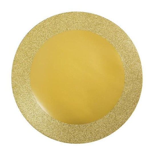 Gold Glitz 14in Placemat 8 Ct