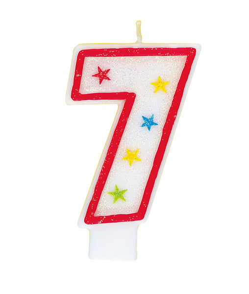 Glitter #7 Candle with Stars