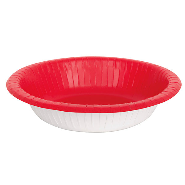 Bowl Paper 20oz Red (20)