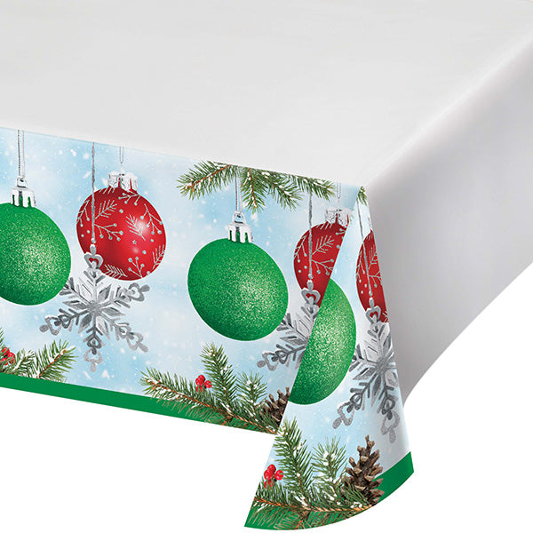 Classical Christmas 54 x 96in Paper Table Cover