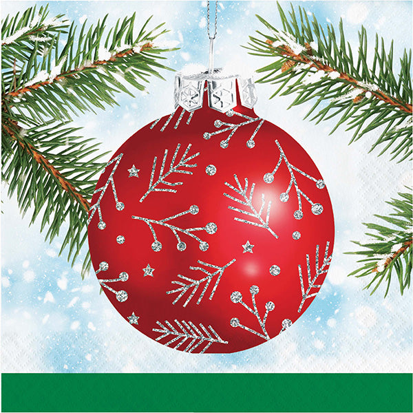 Classical Christmas Luncheon Napkins 16ct