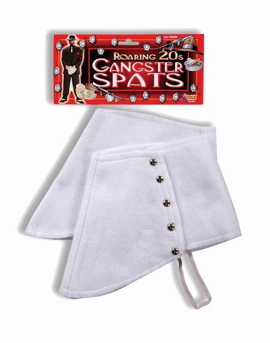 Roaring 20's Gangster Spats White