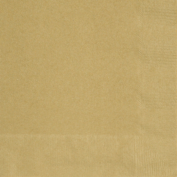 Gold Dinner Napkins 40ct