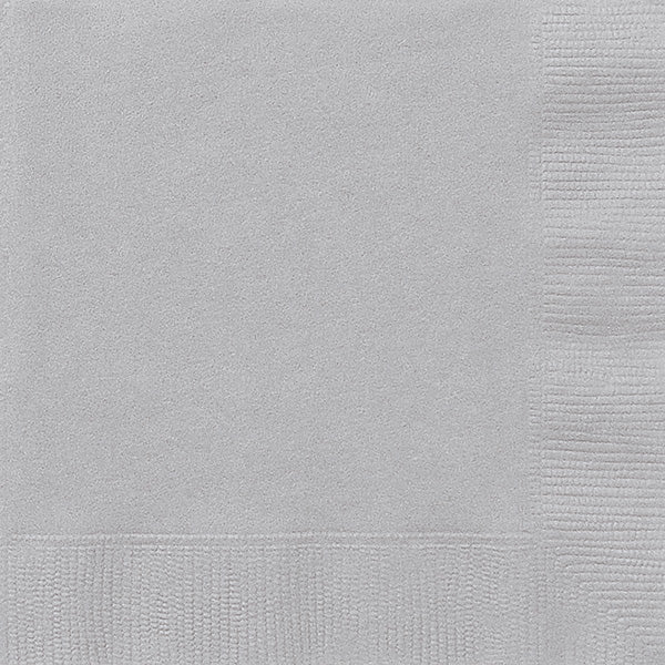 2-Ply Dinner Napkin Silver 40ct