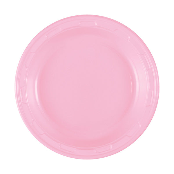 Pink Big Party Pack 7in Round Plastic Plates 50ct