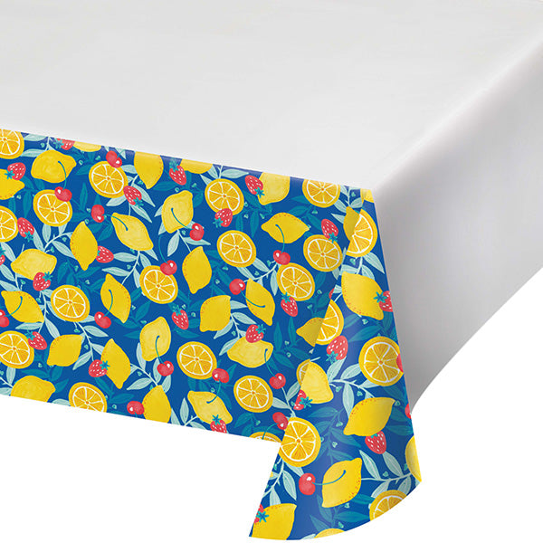 Fresh Fruit 54 x 96in Paper Table Cover 1ct