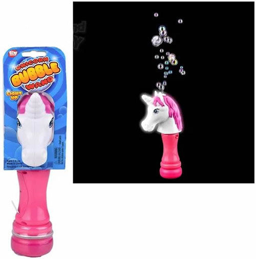 Unicorn Light-Up Bubble 8in Wand
