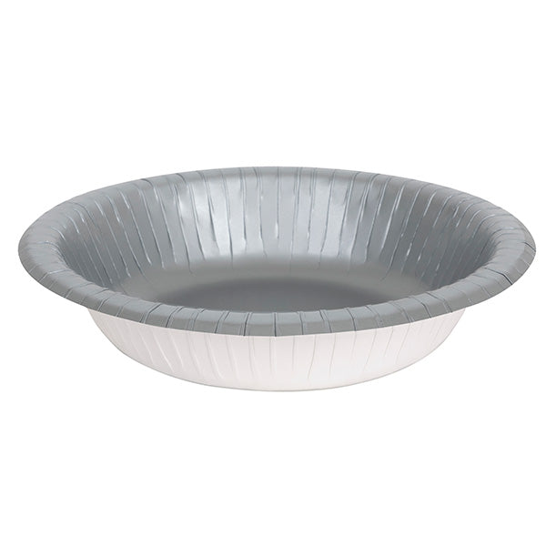 Bowl Paper 20oz Silver 20ct