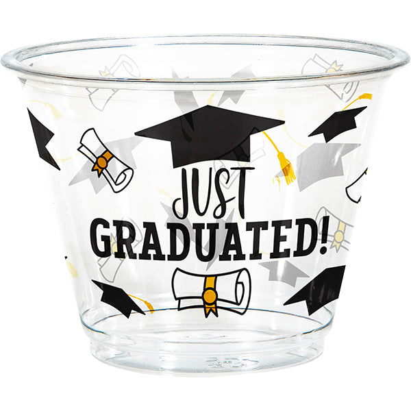 Grad 9oz Plastic Tumblers 8ct