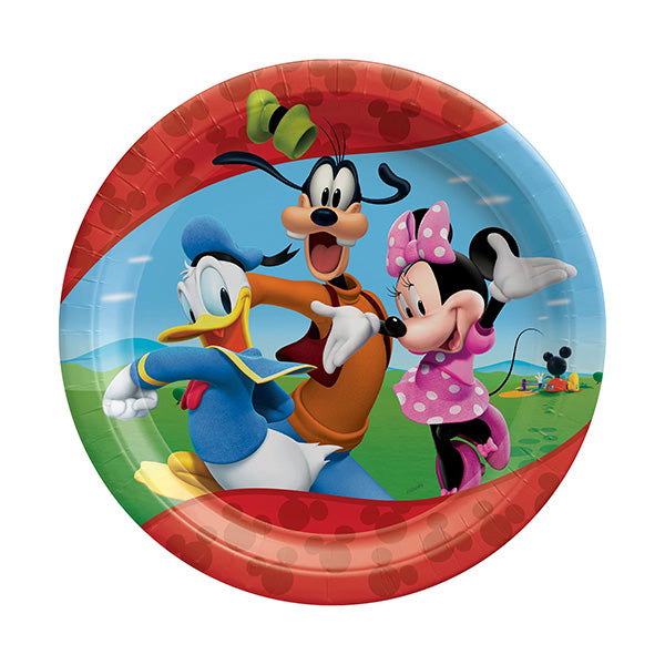 Mickey Mouse Clubhouse 7in Round Luncheon Paper Plates 8ct