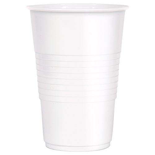 White 16oz Plastic Cups 50ct