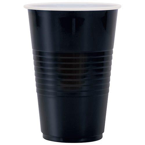 Black 16oz Plastic Cups 50ct