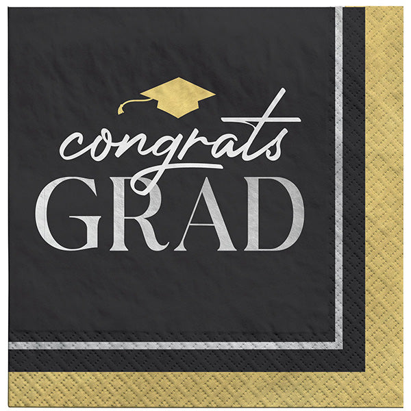 Classic Grad Luncheon Napkins 16ct