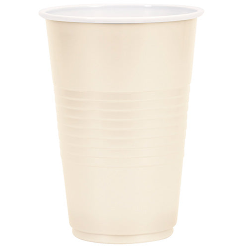 Vanilla 16oz Plastic Cups 50ct