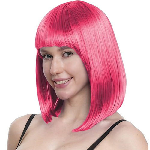 Long Bob Wig Pink