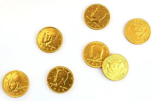 Fort Knox Gold Chocolate Coins 8.1oz Mesh Bag