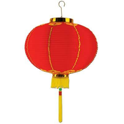 Good Luck Chinese Lantern w/ Tassel 12in