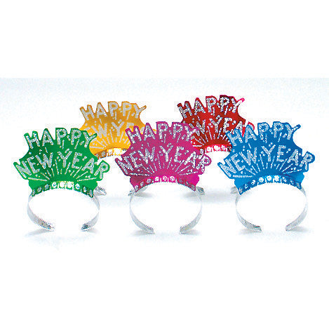 Happy New Year Glitter Tiara