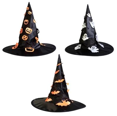 Witch Hat Assortment Pumpkin, Ghost or Bat 1ct