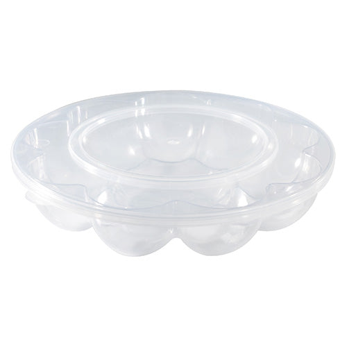 Deviled Egg 9in Tray With Flat Lid