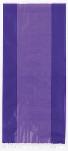 Purple Large Favor Cello Bags with Twist Ties 30ct