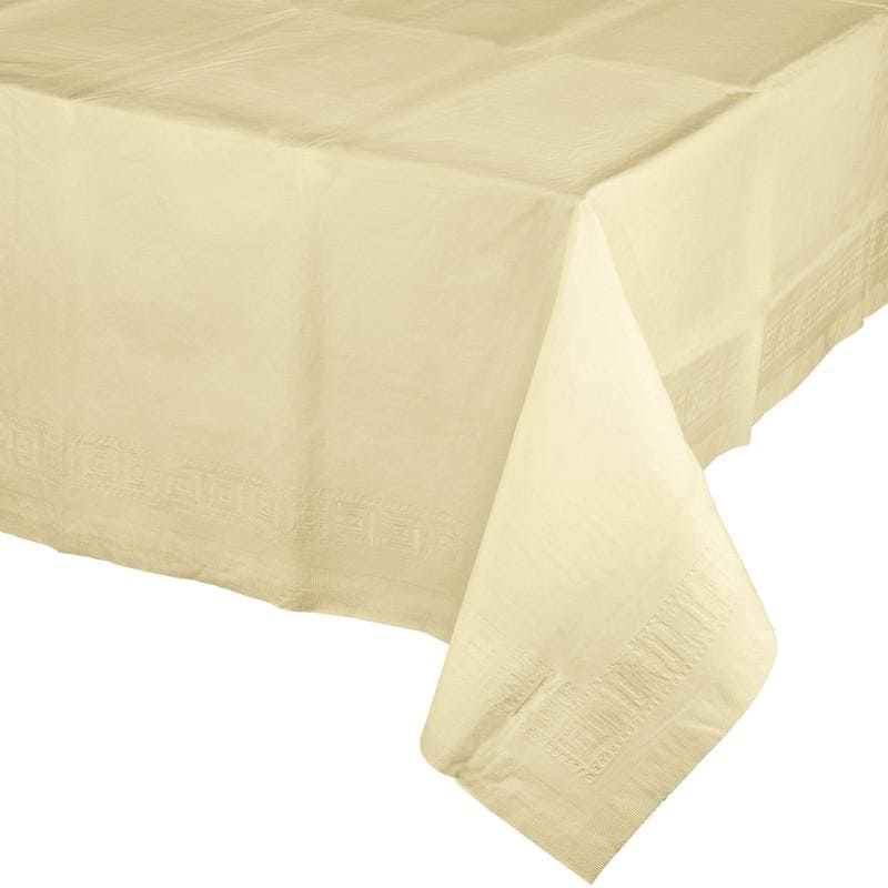 Ivory Rectangular Paper Tablecover