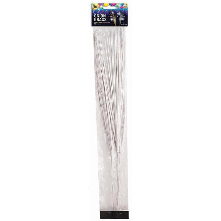 19" Grass Spray White 4 Ct