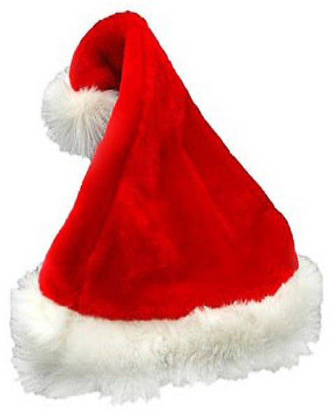 Deluxe Santa Hat Lined Rabbit Plush Medium