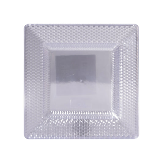Simply Squared  6.5in Clear Plastic Plates 16ct