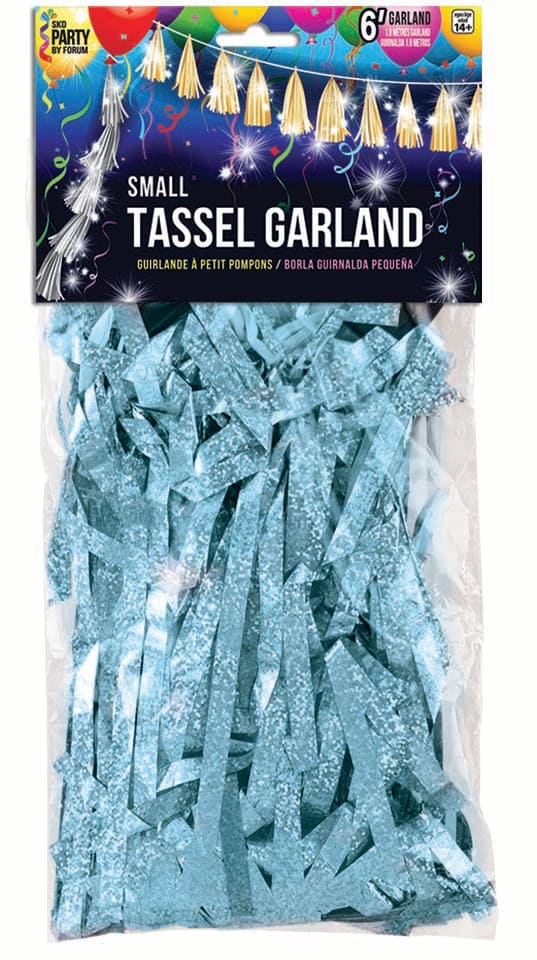 Balloon Tassel Small Light Blue