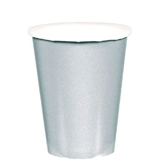 Silver 9oz Paper Cups 20 Ct