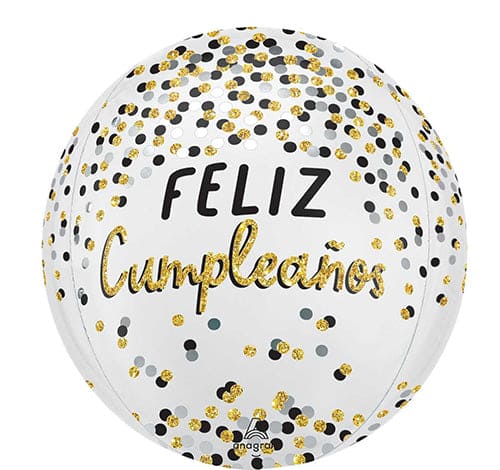 Feliz Cumpleanos 16in Orbz Balloon