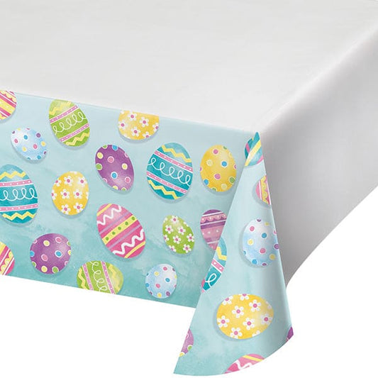 Eggsciting Easter 54in x 102in Paper Table Cover
