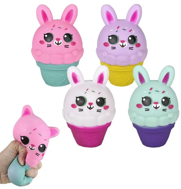 Bunny Ice Cream Cone Squish
