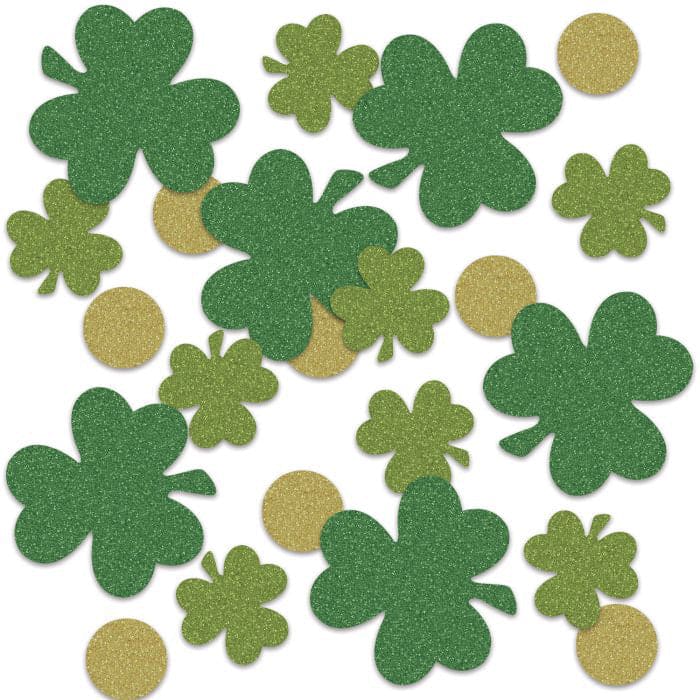 Shamrock & Coin Deluxe Sparkle Confetti 0.5oz
