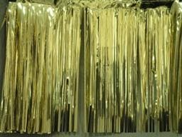 Gold Metallic Curtain