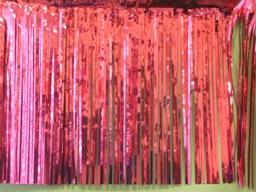 Magenta Metallic Curtain