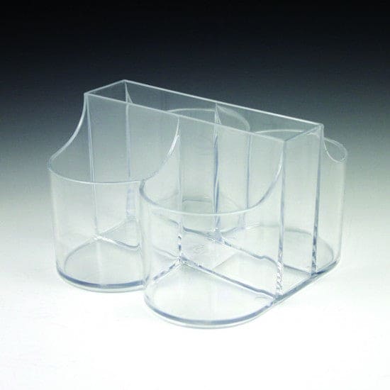 Utensil Caddy Clear Plastic