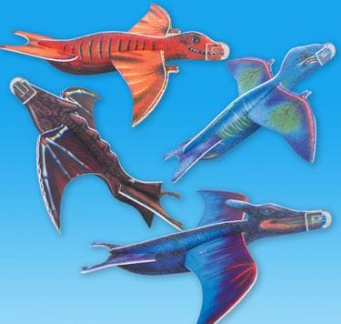 Dinosaur Glider Party Favor