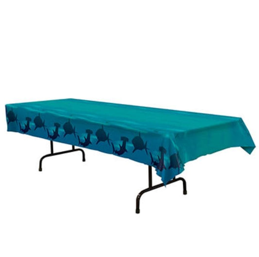 Shark 54 x 108in Plastic Table Cover