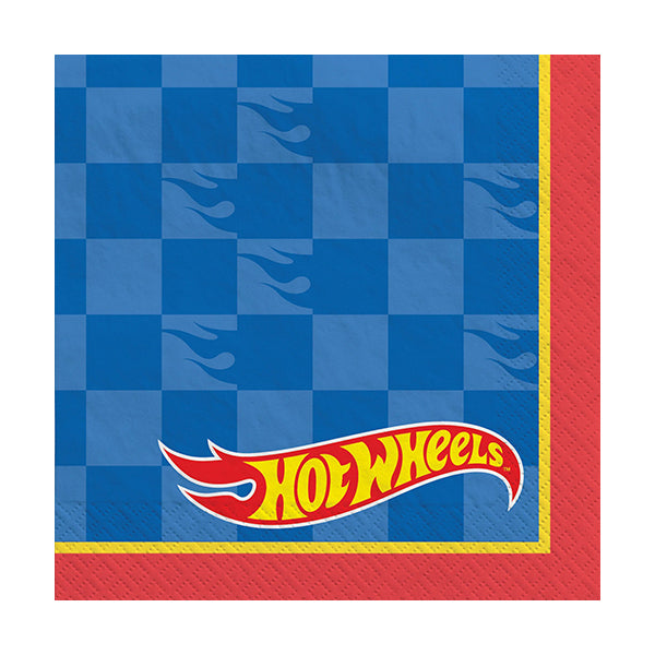 Hot Wheels Beverage Napkins 16ct