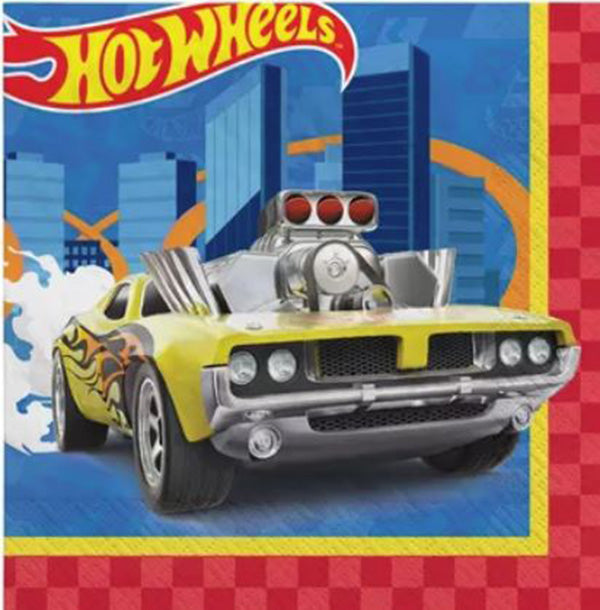 Hot Wheels Luncheon Napkins 16ct