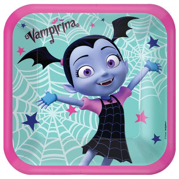 Vampirina 9in Square Dinner Paper Plates