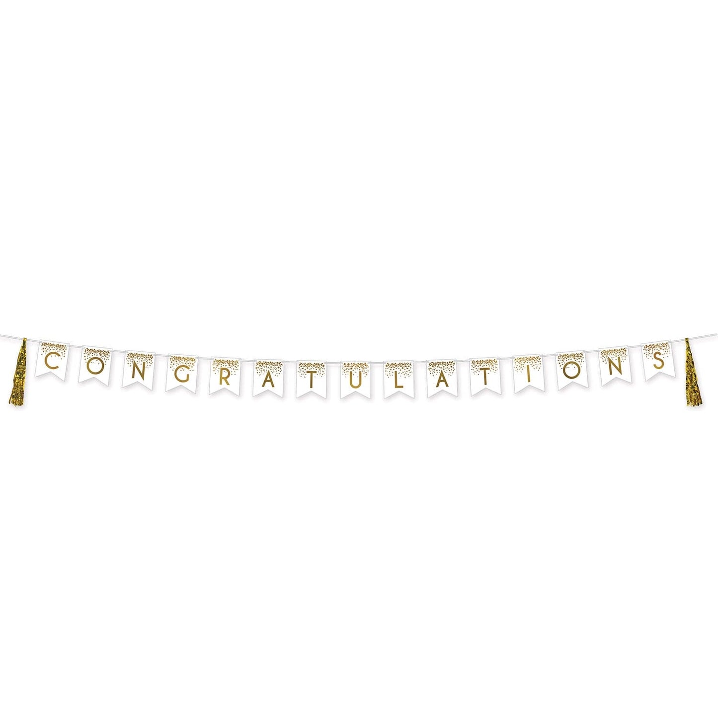 Congratulations Tassel Banner Streamer