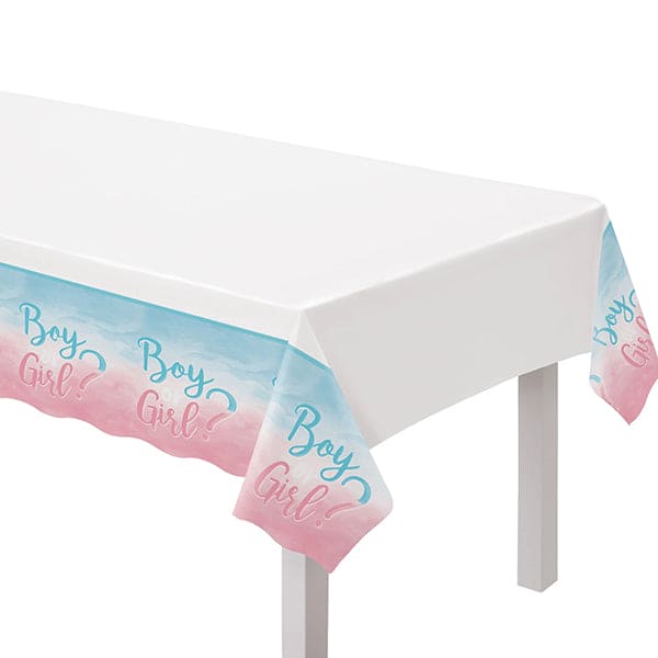 The Big Reveal 54 x102in Plastic Table Cover