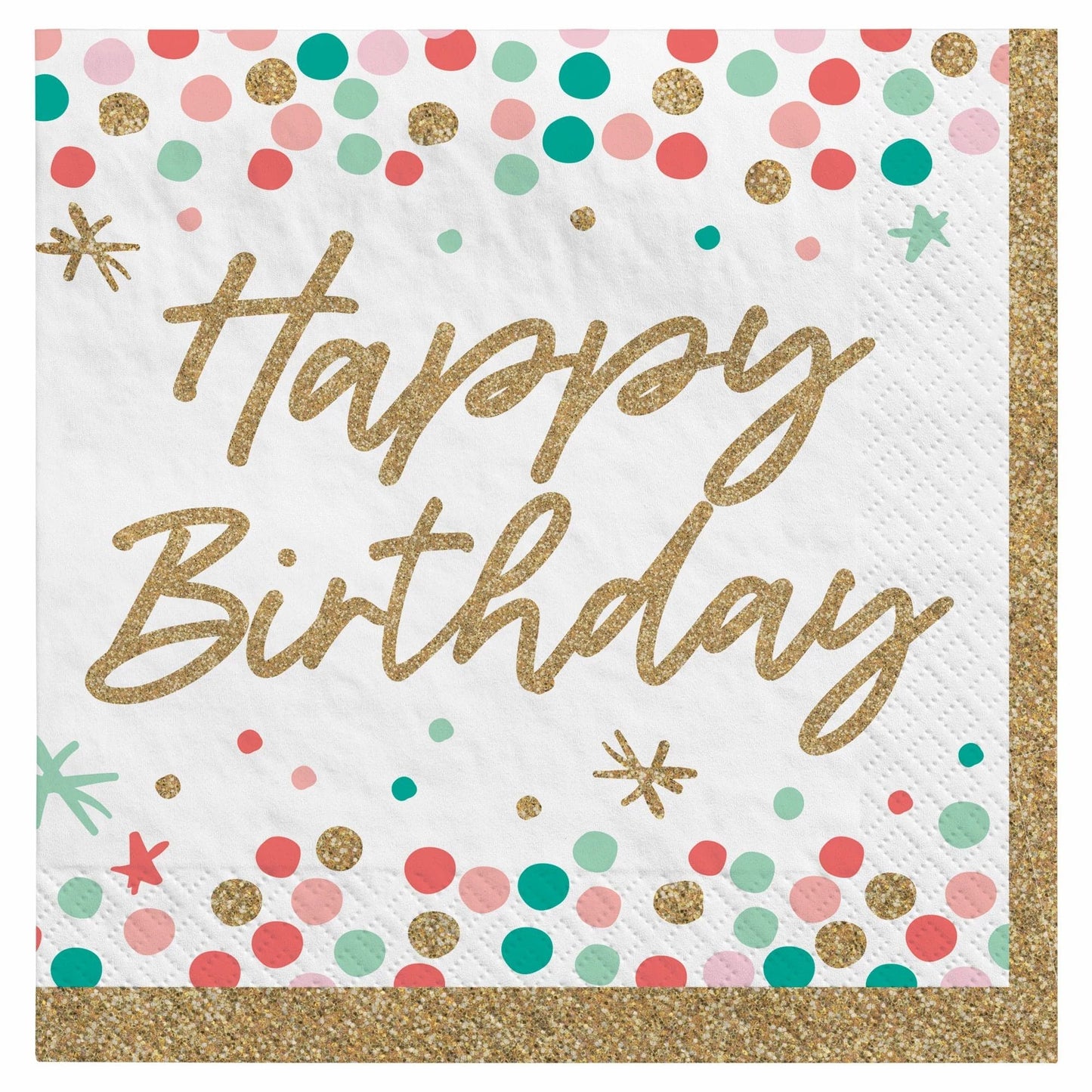 Wish Big Birthday Luncheon Napkins 36 Ct