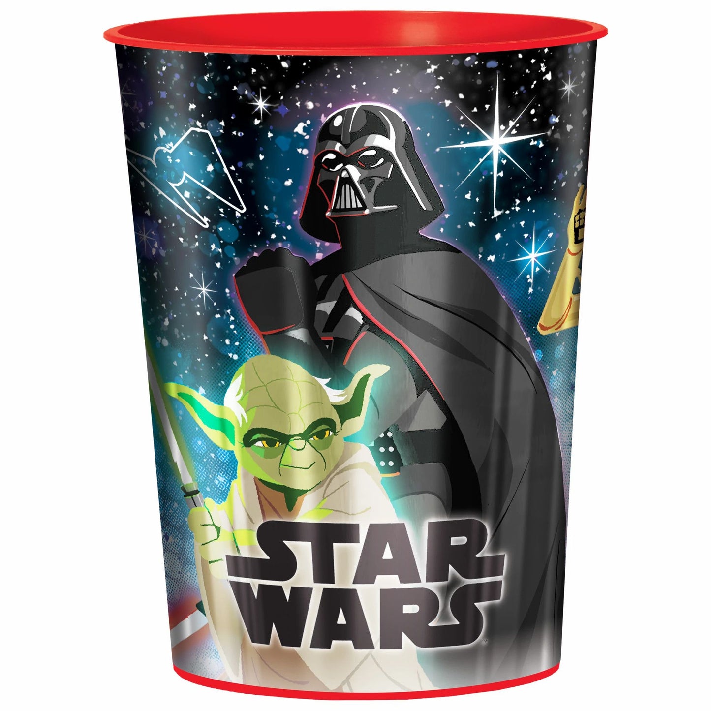 Star Wars Galaxy of Adventures 16oz Metallic Favor Stadium Cup 1ct