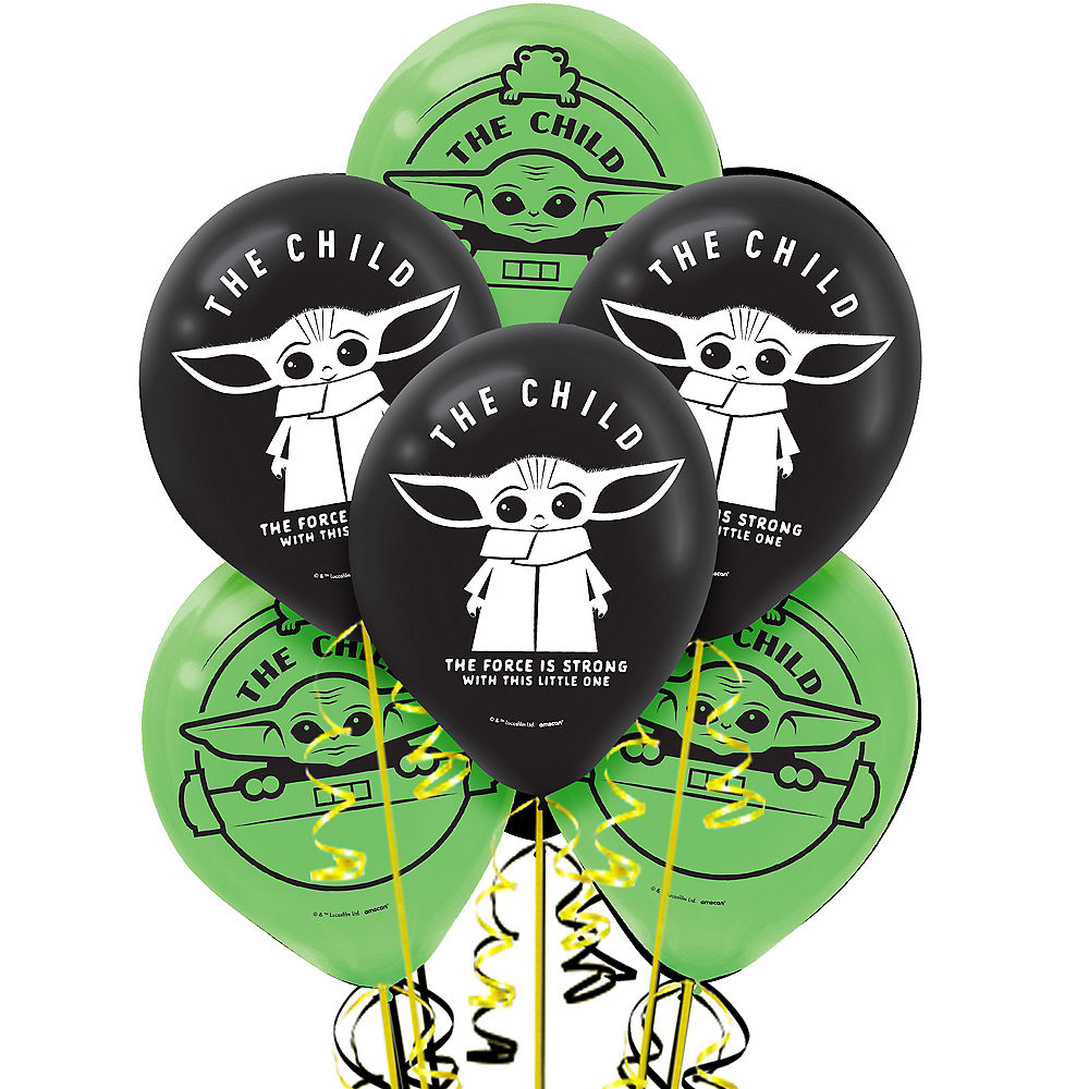 The Mandalorian - Baby Yoda 12in Latex Balloons