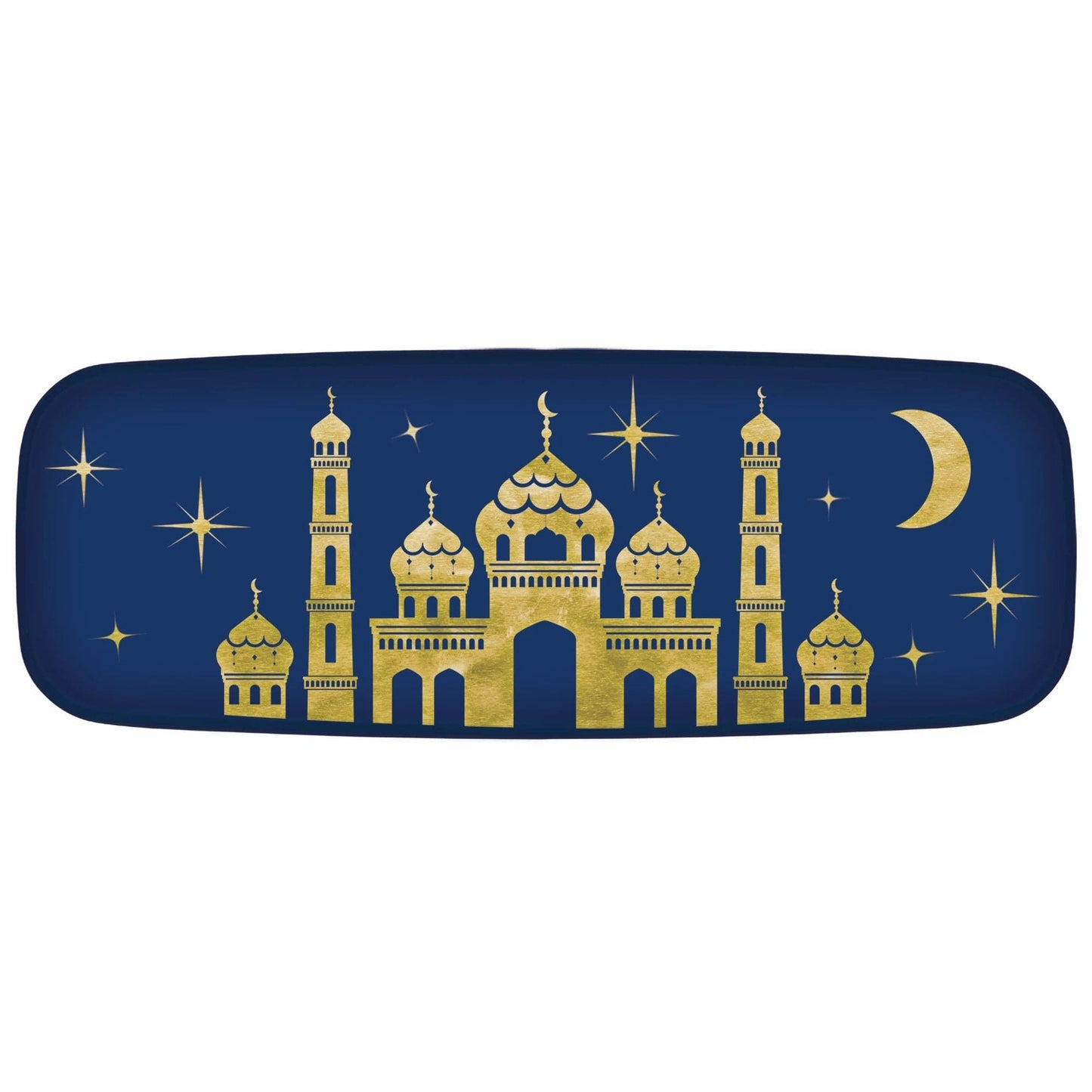 Eid Hot Stamped Plastic Long Platter 6 1/2" x 17 1/2"