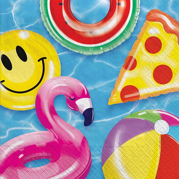 Cool Pool Luncheon Napkins 16ct